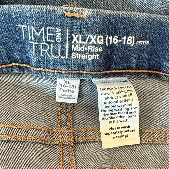 Time and Tru Jeans, Size XL 16-18 - Picture 6 of 6